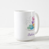 Macarons tasse personnalisée (Devant droit)