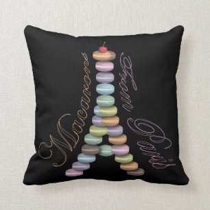 Macarons uit Parijs Kussen