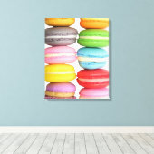 Macarons Wrapped Canvas Afdruk (Insitu (Houten vloer))