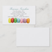MacaronVisitekaartjes Visitekaartje (Voorkant / Achterkant)