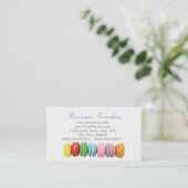 MacaronVisitekaartjes Visitekaartje (Staand voorkant)