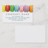 MacaronVisitekaartjes Visitekaartje (Voorkant / Achterkant)