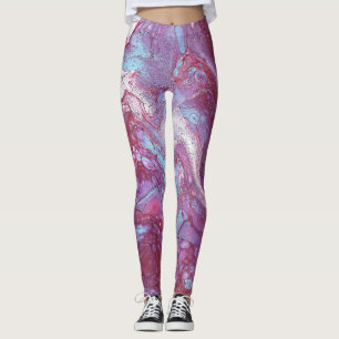 Macaroon 2 Blauw & Paars Leggings