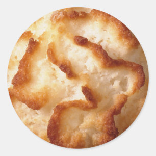 Macaroon Cookie Afbeelding Ronde Sticker