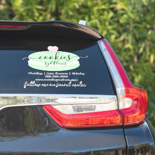 Macaroon Cookies Logo Bakery Business Sticker