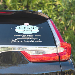 Macaroon Koekjes Logo Bakkerij Bedrijfsauto Sticke Sticker