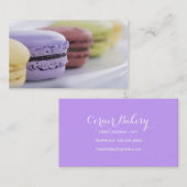 Macaroon macaron franse bakkerij visitekaartje (Voorkant / Achterkant)