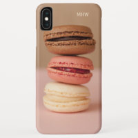 Macaroons hoesjes voor aangepaste monogram