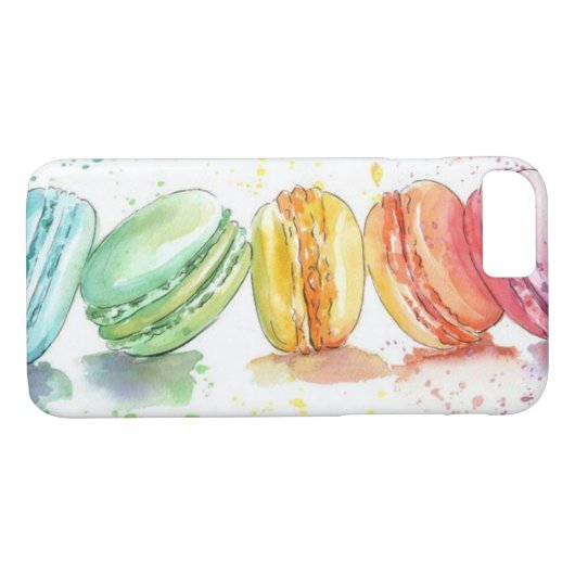 Macaroons kleurig Case-Mate iPhone case (Achterkant (Horizontaal))