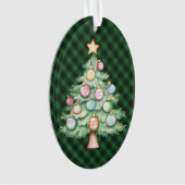 MacArthur Ancient  Scottish Tartan Christmas Ornament (voorkant)