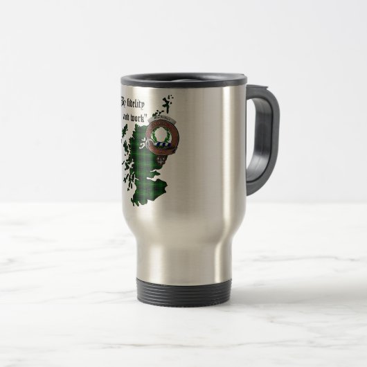 MacArthur Clan Badge Travel Mug (Devant droit)