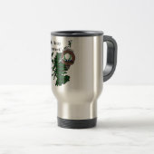 MacArthur Clan Badge Travel Mug Reisbeker (Voorkant rechts)
