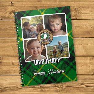 MacArthur familiefotocollage Notitieboek