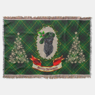 MacArthur Scottie Dog kersttrow Blanket Deken