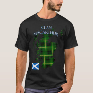 MacArthur Scottish Clan Tartan Scotland T-shirt