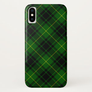 MacArthur tartan groene ruit iPhone X Hoesje