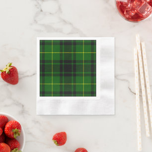 MacArthur tartan groene vleid Servetten