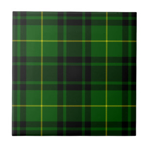 MacArthur tartan groene vleid Tegeltje