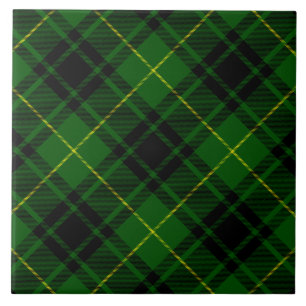 MacArthur tartan groene vleid Tegeltje