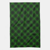 MacArthur tartan groene vleid Theedoek (Verticaal)