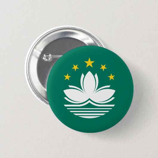 Macau Flag Button (Voorkant /achterkant)