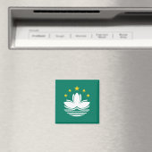 Macau Flag Magnet Magneet (Insitu (Vaatwasser))