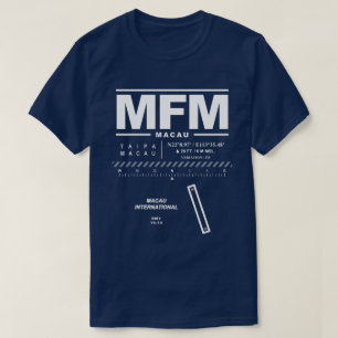 Macau International Airport MFM T-shirt