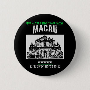 Macau Ronde Button 5,7 Cm