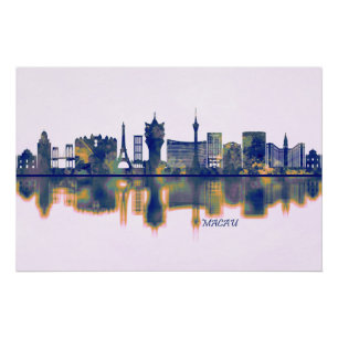 Macau Skyline Perfect Poster