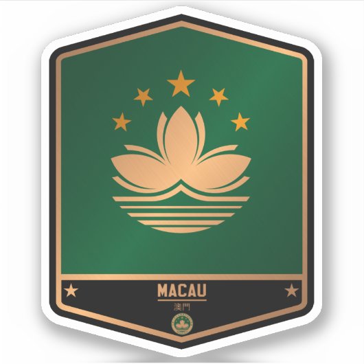 Macau Sticker (Voorkant)