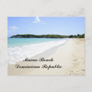 Macau-strand in de Dominicaanse Republiek Briefkaart