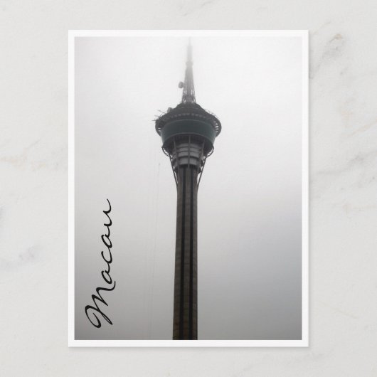 macau tower high briefkaart (Voorkant)