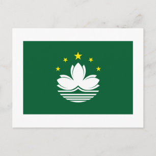 Macau-vlag Briefkaart