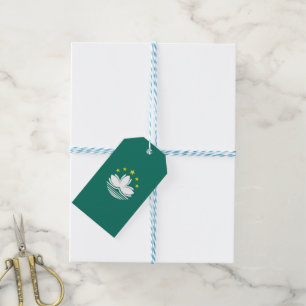 Macau-vlag Cadeaulabel