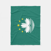 Macau-vlag Fleece Deken (Voorkant)
