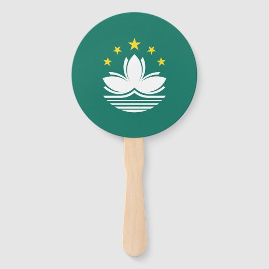 Macau vlag handwaaier (Voorkant)
