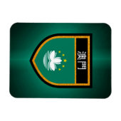 Macau-vlag Magneet (Horizontaal)