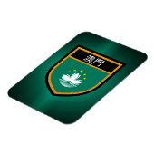 Macau-vlag Magneet (Linkerzijde)