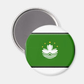 Macau-vlag Magneet (Voorkant / Achterkant)