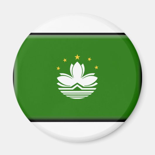 Macau-vlag Magneet (Voorkant)