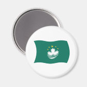 Macau Vlag Magneet (Voorkant / Achterkant)
