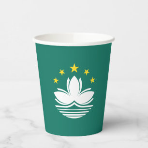 Macau vlag papieren bekers