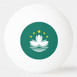 Macau vlag pingpongballen