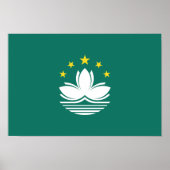 Macau-vlag Poster (Voorkant)