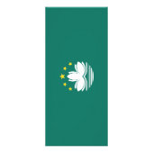 Macau-vlag Reclamekaart (Voorkant)