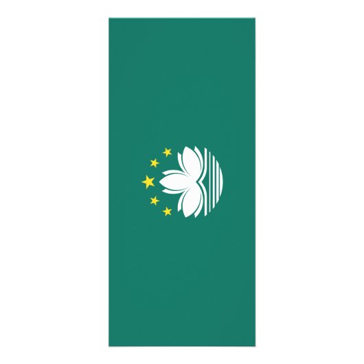 Macau-vlag Reclamekaart (Achterkant)