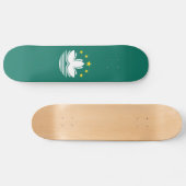 Macau-vlag Skateboard (Horizontaal)