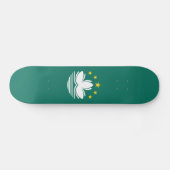 Macau-vlag Skateboard (Horizontaal)