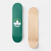Macau-vlag Skateboard (Voorkant)