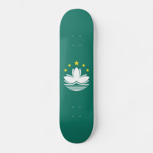 Macau vlag skateboard